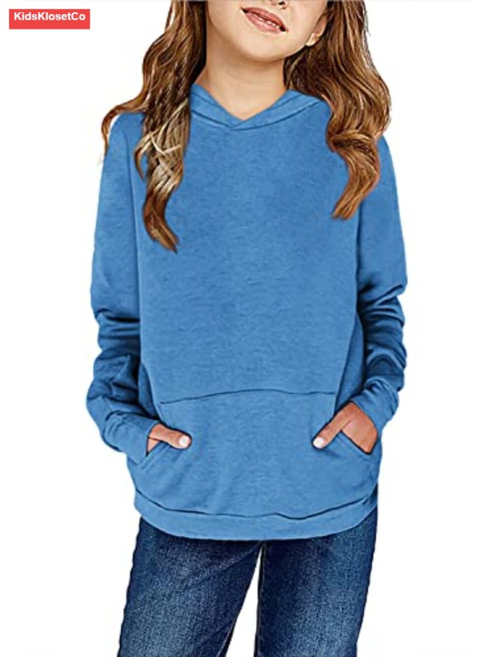 Girls Leopard Print Pullover Hoodie Long Sleeve Cotton Polyester